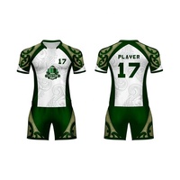 Uniformes de Rugby Sublimados Personalizados de Alta Calidad para Hombre y Mujer, con Logotipo Personalizado y Material 100% Poliéster