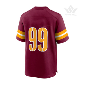 Maillot de football personnalisé style Miami Dolphins pour homme, col en V, manches courtes, 100 % polyester, anti-humidité, taille adulte - Product Image 5