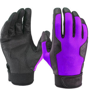 Guantes de Bateo de Béisbol de Cuero Transpirables con Agarre Acolchado para Entrenamiento, Práctica y Juego, Ajuste Flexible para Adultos, Alto Rendimiento - Product Image 3
