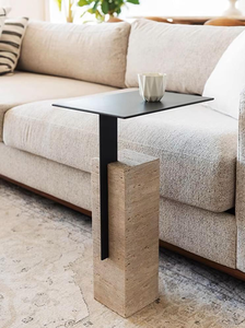 Living Room Furniture <b>Side</b> <b>Table</b> Natural Stone Marble Coffee <b>Table</b> - Product Image 3