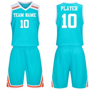 Dernier design, logo personnalisé imprimé, uniforme de basket-ball pour hommes, 100% polyester, séchage rapide, respirant, haute qualité - Product Image 3