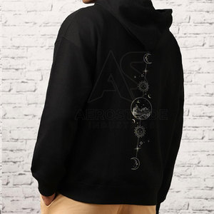 Cozy 100% Cotton Solid Winter Hoodie with Soft Material and Regular Fit for Everyday Activities - Product Image 5
