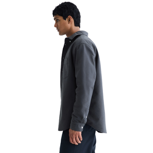 Chemise Oxford à coupe classique pour homme, manches longues, en coton, boutonnée, décontractée, élégante, pour le bureau, classique, pour tous les jours - Product Image 4