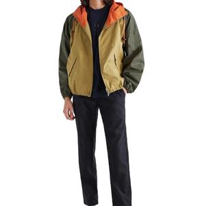 เสื้อกันลมกลางแจ้งสำหรับผู้ชายเสื้อแจ็กเก็ตผ้าไนลอนปะขนาดใหญ่กว่าปกติเสื้อใส่ทำงานสีแนวสตรีทเสื้อแจ็คเก็ตแบบย่นสำหรับผู้ชายแบบลำลอง - Product Image 3