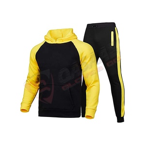 Patchwork à blocs de couleurs respirant coupe ajustée vente en gros personnalisé hommes 2 pièces survêtements-ensembles polyester-jogging survêtements - Product Image 1
