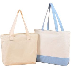 Bolsa de Compras Reutilizable Personalizada, Grande, de Lona de Algodón, Bolsa de Calicó con Diseño de Logotipo Personalizado Impreso en Serigrafía - Product Image 1