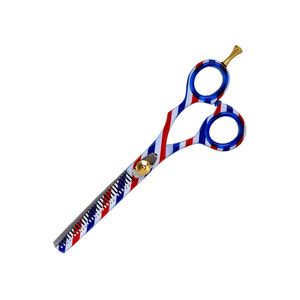 Ciseaux à effiler professionnels de qualité supérieure en acier inoxydable, type droit, tranchants, fournitures pour salons de beauté - Product Image 3