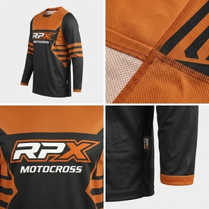 Maillot de motocross à manches longues personnalisé avec logo, séchage rapide, sublimé, pour la course, vêtement de sport, maillot de motocross - Product Image 4