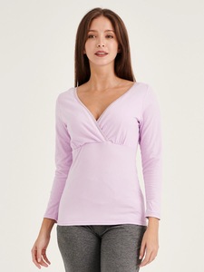 Camiseta de Maternidad al por Mayor, Camisola de Lactancia con Sujetador Incorporado, Top de Maternidad para Lactancia - Product Image 3