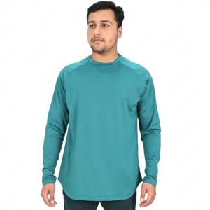 Blaze Fight Wear T-shirts pour hommes personnalisés 100% coton avec coupe régulière surdimensionné épaules tombantes sérigraphie en soie T-Shirt régulier - Product Image 3