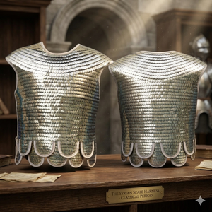 Camisa de Malla Medieval Clásica Hecha a Mano para Hombre, Túnica de Aluminio Plateado, Estilo Gótico, Disfraz de Cosplay - Product Image 2