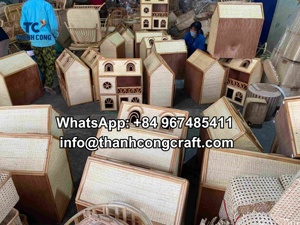 Nouvelle arrivée du Vietnam rotin arche jouet de haute qualité pas cher en bois appareils ménagers jouets pour enfants Top vente avec expédition rapide - Product Image 3