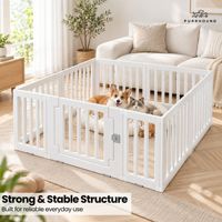 2-in-1 Modulares Latten-Reckgitter für Haustiere & Aufbewahrungsregal