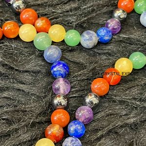 Natural 7 <b>Chakra</b> Crystal Beaded <b>Bracelet</b> Healing Energy Stone Stretch <b>Bracelet</b> Reiki Yoga Jewelry Gift For Women Men - Product Image 3