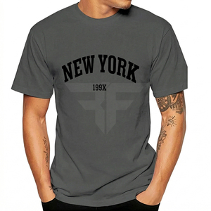 Camiseta Deportiva para Hombre, 100% Algodón, Estilo Casual, Holgada, Corta, con Tinte Degradado, para Voleibol, Venta al Por Mayor - Product Image 1