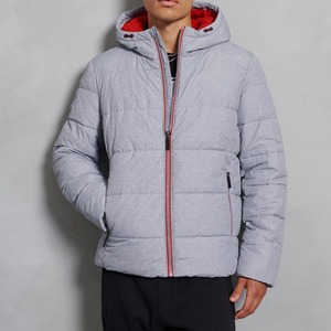 OEM Comfortable <b>Men</b> Puffer Jacket <b>Warm</b> Quilted <b>Winter</b> Outerwear With Side Pockets Zipper Closure Regular Fit Down <b>Coat</b> - Product Image 2