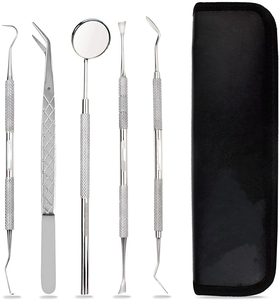 Professional Dental Hygiene Kit Tarter Scraper, Dental Toothpick, Mouth Mirror Dental surgical instruments - Product Image 2