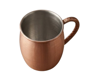 Mug en cuivre Moscow Mule, tasse à boire avec poignée en métal, design optimal, mug à bière plaqué cuivre, best-seller - Product Image 4