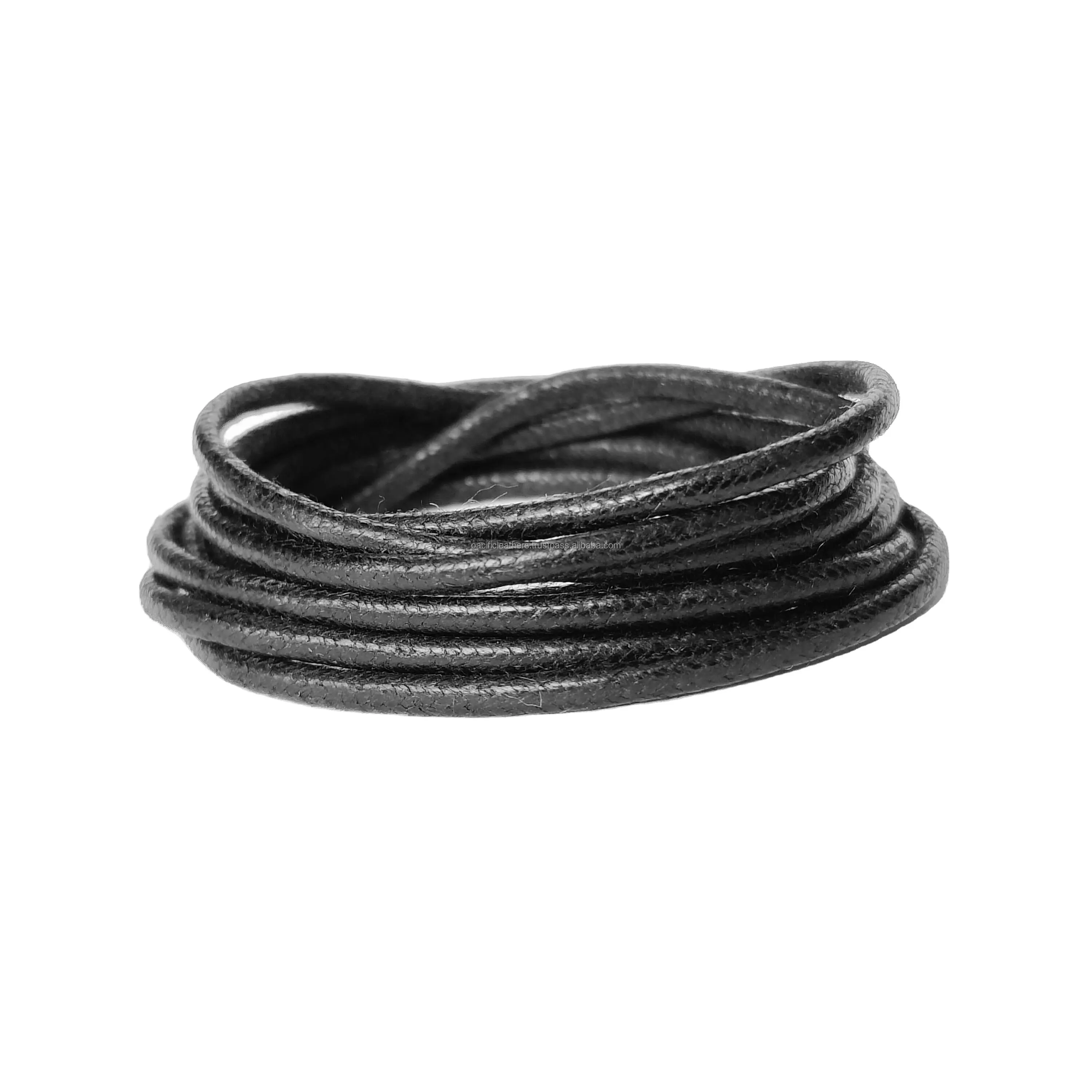 100% Premium Cotton Wax and Non Wax Shoe Laces Round 2.50 mm - 12 mm Fully Customizable for Dress Shoes and Sneakers