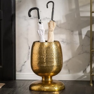 Mesas Auxiliares de Diseño Moderno con Acabado Dorado Martillado para Dormitorio - Product Image 3