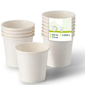 Gobelets à café jetables en papier kraft de 8 oz en gros [lot de 500] pour boissons gazeuses, usage au bureau, à la maison et pour les fêtes - Product Image 5