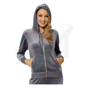 Ensemble de survêtement de sport personnalisé pour femmes, design professionnel, nouvelle collection, haute qualité, logo personnalisé, décontracté, 2 pièces - Product Image 1