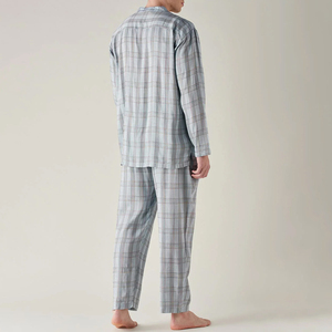 Breathable Thermal Plus Size Casual Satin Cotton Made Sleeveless Soft 2-Piece <b>Pajamas</b> <b>Sets</b> <b>Men</b> Comfort Night Suit Quick - Product Image 4