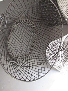 <b>Plastic</b> Coated Wire Basket <b>Eggs</b> Wildflowers Herbs Foraging Basket Gift Basket - Product Image 4