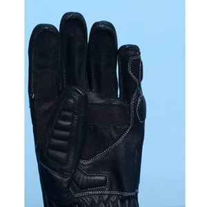 Guantes de Motocicleta Impermeables de Cuero Negro Genuino, Protección Completa para los Dedos, Unisex, Protección para los Nudillos, Aprobados por la CE, para Motociclismo, Esquí y Actividades al Aire Libre - Product Image 3