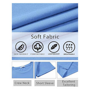 Camisetas de Hombre de Manga Corta con Cuello Redondo, Camisetas Casuales Clásicas Básicas, Camisetas Suaves y Cómodas para Uso Diario, Tejido Transpirable - Product Image 5