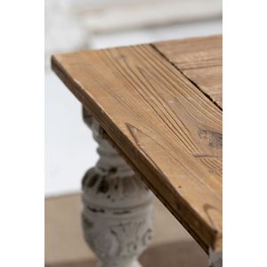 Tavolino da Caffè in Legno Stile Country Francese, Rettangolare 119,4 cm x 70,1 cm x 50,8 cm - Product Image 5