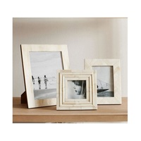 Cadre photo en bois artisanal de qualité supérieure, conçu pour les intérieurs de maison, les photos de famille et les collections de cadeaux