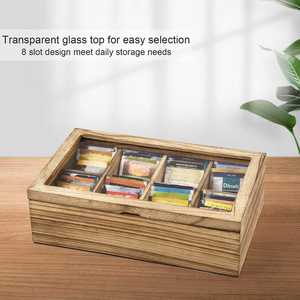 Caja de Madera Hecha a Mano para Condimentos, Hierbas y Especias, con Soporte, Estante, Organizador y Cuchara Decorativa - Product Image 4