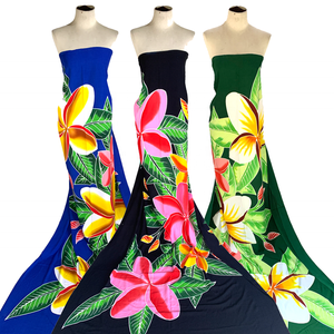 Selecciones de colores anchas con adornos de pintura a mano, Pareo de playa de rayón 100% - Product Image 1