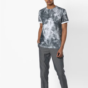 Camiseta Oversize para Hombre con Lavado Ácido, Algodón Pesado, Estilo Urbano Casual, Camiseta Vintage con Lavado para Hombre - Product Image 6
