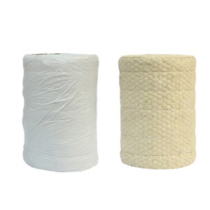 Prix pas cher laine minérale de roche de basalte 60kg/m3 laine de roche 50mm panneau de laine de roche d'isolation de façade du Vietnam - Product Image 4