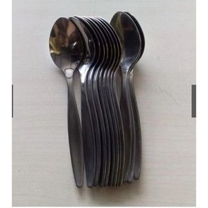 Cuillère à soupe en acier inoxydable coréen à fond plat, idéale pour les dîners et le service de soupes, convient aux enfants et aux étudiants, parfaite pour les restaurants. - Product Image 6