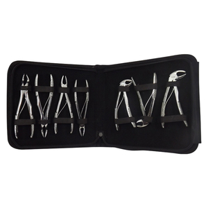 Kit de Pinzas de Extracción Dental Pediátricas Manuales M.A SIDDIQUE INTERNATIONAL, Certificado CE, Acero Inoxidable Plateado, Clase I - Product Image 6