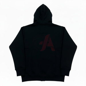 Sudadera con capucha para hombre OEM personalizada, con lavado ácido, 100% algodón, forro polar, con cremallera, estampada, estilo urbano, novedad 2026 - Product Image 6