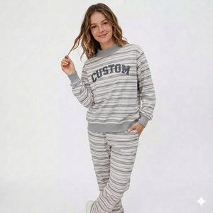 Suéter Oversize de Cuello Alto para Mujer, Mezcla de Algodón Grueso, Manga Larga, Estilo Urbano Contemporáneo, Proveedor OEM - Product Image 1
