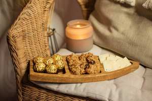 Bandeja de madera para aperitivos, plato de madera para fiestas, plato de sushi de roble 100% natural, plato para pescado de Universal Overseas - Product Image 6