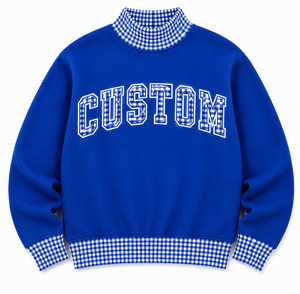 Nouveau style tendance : Sweat-shirt respirant à col montant pour femme, coupe décontractée, en polyester/coton, service OEM/ODM personnalisé - Product Image 1