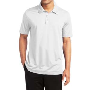 Polo pour homme 100 % polyester, haute qualité 220 GSM, tricoté uni, logo personnalisé, design sur mesure, vêtements de travail, faible MOQ, coupe classique - Product Image 2