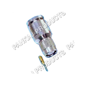 Connecteur coaxial RF TNC mâle de type pince RG 8/213, plaqué zinc, pour câble de télécommunications, robuste, qualité industrielle OEM H - Product Image 4