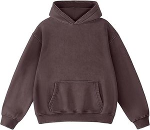 Premium Acid Wash Hoodies Heavyweight Pullover Oversized Vintage Wash Hoodies Unisex Casual Wear Custom Logo Washed Hoodies - Product Image 1