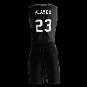 Uniforme de Baloncesto de Verano sin Mangas de Alta Calidad, 100% Poliéster, Impresión por Transferencia de Calor, Logotipo Personalizado, Antibacteriano - Product Image 6