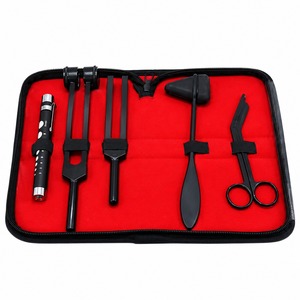 Kit de diagnostic orthopédique à percussion 5 pièces en acier inoxydable, instruments de neurochirurgie avec étui à fermeture éclair - Product Image 2