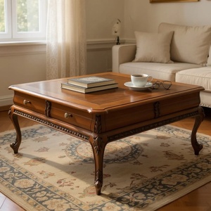 Antique Coffe Table Made Of <b>Solid</b> Teak <b>Wood</b> High Quality With Dark Brown For Living Room Use. - Product Image 4