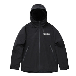 Softshell <b>Men</b>’s Windbreaker <b>Jacket</b> Waterproof <b>Lightweight</b> Hooded Hiking & Breathable Polyester Nylon Tracksuit - Product Image 1