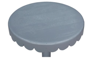 Metal Round Cake Stand Pedestal Cake Holder Scalloped <b>Table</b> Display for Wedding <b>Birthday</b> Party Dessert - Product Image 4